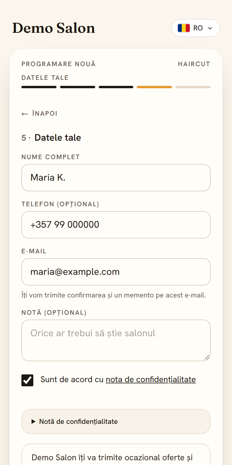 Datele tale